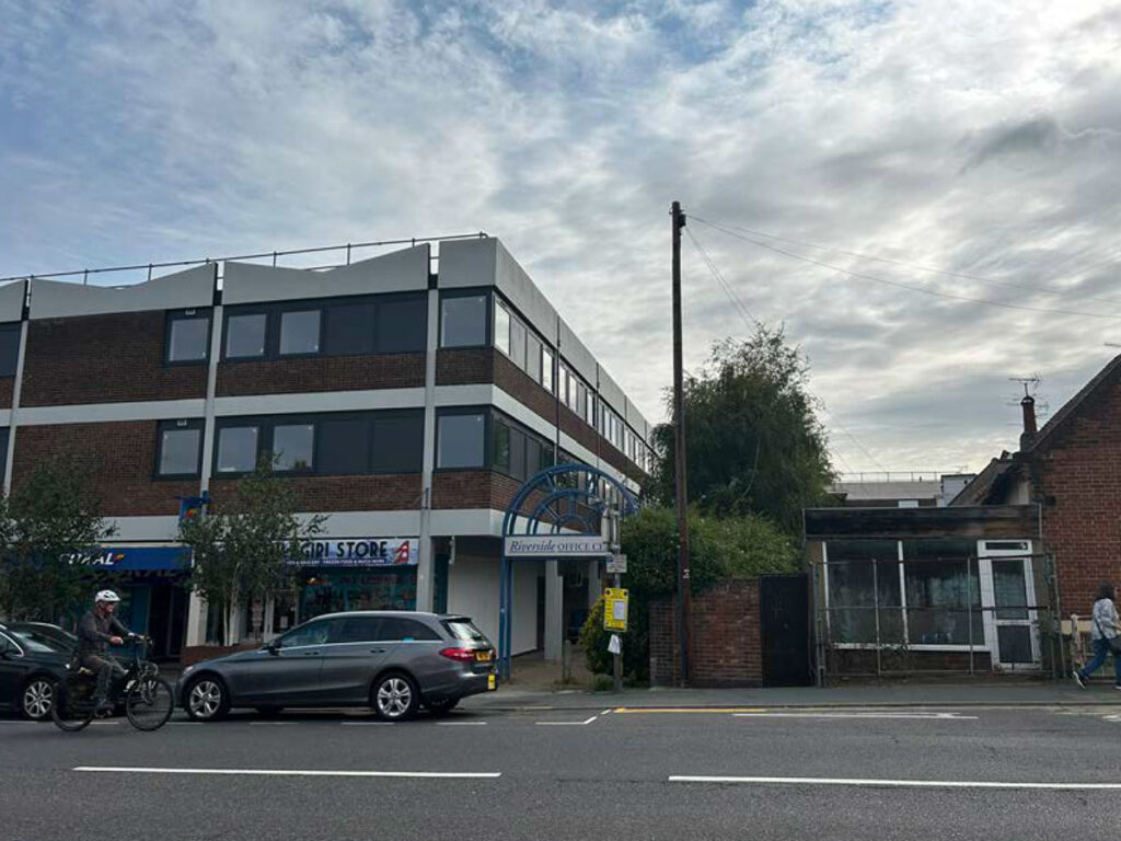 Current view of access to the site from North Station Road